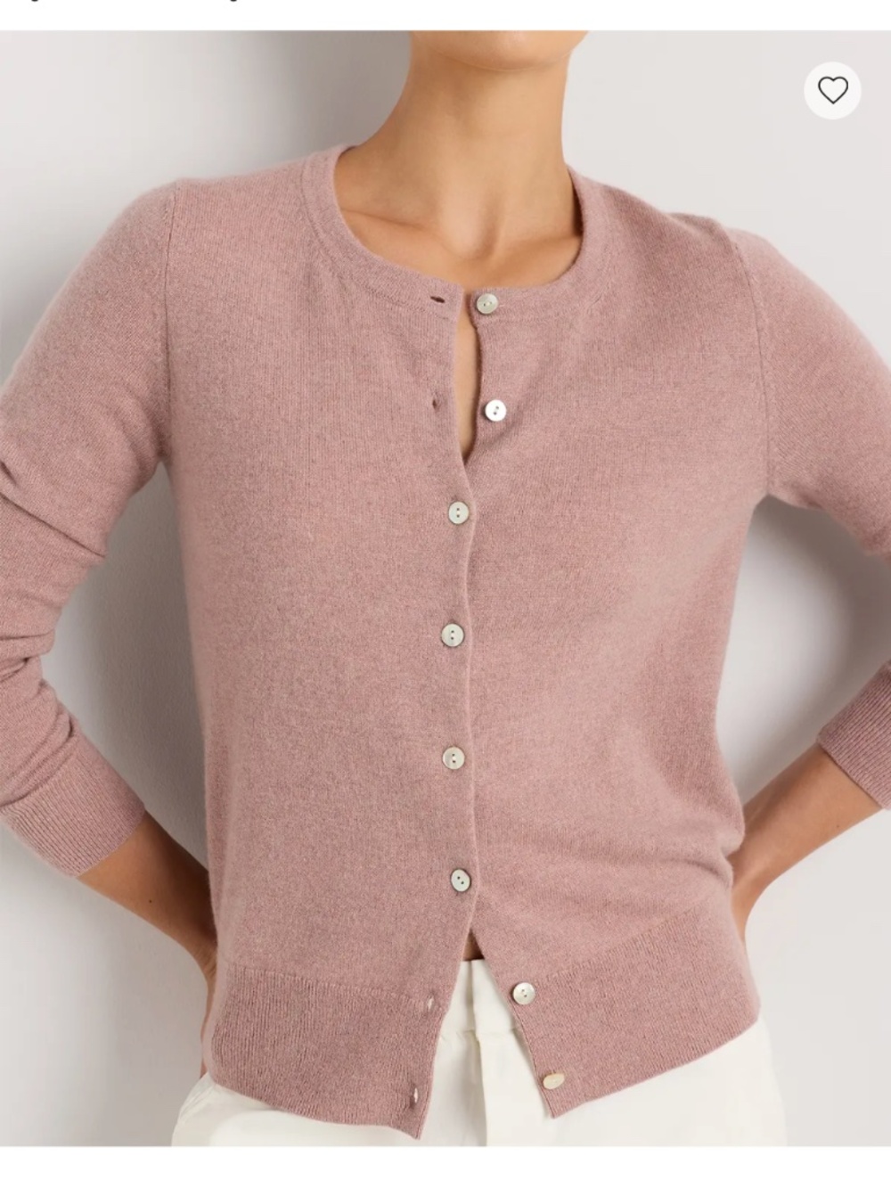 Quince Mongolian Cashmere Cardigan Sweater - Picture 4 of 4